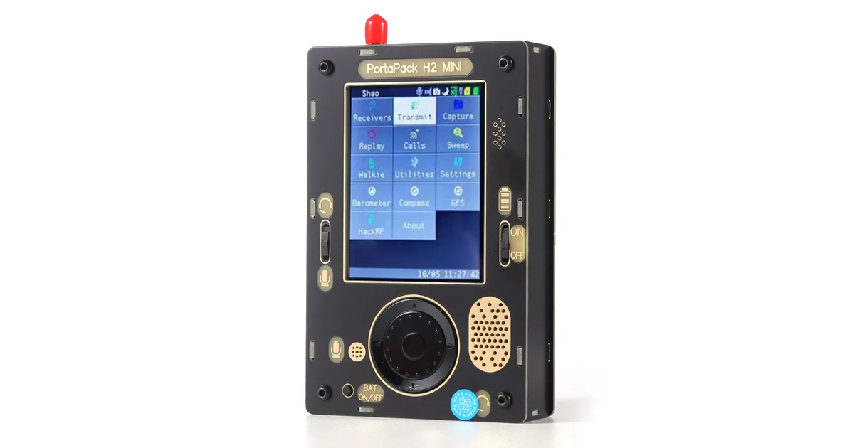 HackRF One Complete Pack with PortaPack H2 Plus / H3 - Europe